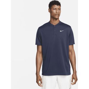 NikeCourt Dri-FIT Blade Tennispolo voor heren - Blauw