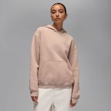 Jordan - Oversized Brooklyn Hoodie - Beige/Wit - Dames