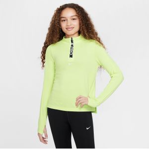 Nike - Pro 1/2 Zip Dri-FIT Top - Lemon Twist - Polyester