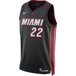 Miami Heat Icon Edition 2022/23 Nike Dri-FIT Swingman NBA-jersey voor heren - Zwart