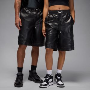 Air Jordan shorts van imitatieleer voor heren - Zwart