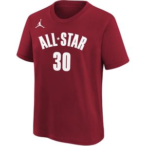 Stephen Curry Golden State Warriors All-Star Essential Nike NBA-shirt voor jongens - Rood