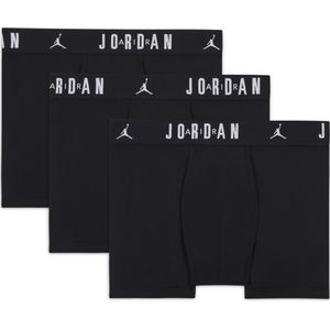 Jordan Dri-FIT Flight Essentials boxershorts voor kids (3 stuks) - Zwart