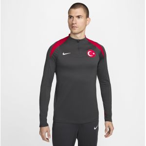 Turkije Strike Nike Dri-FIT voetbaltrainingstop voor heren - Grijs