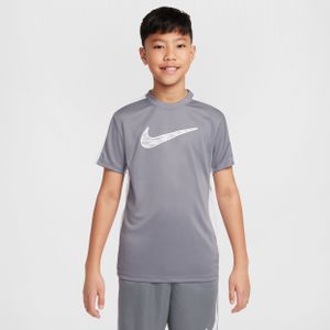 Nike Trophy23 Dri-FIT top met korte mouwen voor kids - Grijs