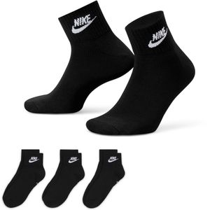 Nike Everyday Essential Enkelsokken (3 paar) - Zwart