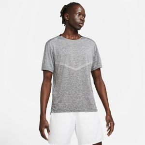 Nike Rise 365 Dri-FIT hardlooptop met korte mouwen voor heren - Zwart