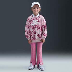 Nike Floral Camo set met top met ronde hals en legging voor kleuters - Roze