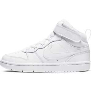 Nike Court Borough Mid 2 Kleuterschoenen - Wit