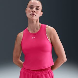 Nike One Classic korte tanktop met Dri-FIT voor dames - Roze