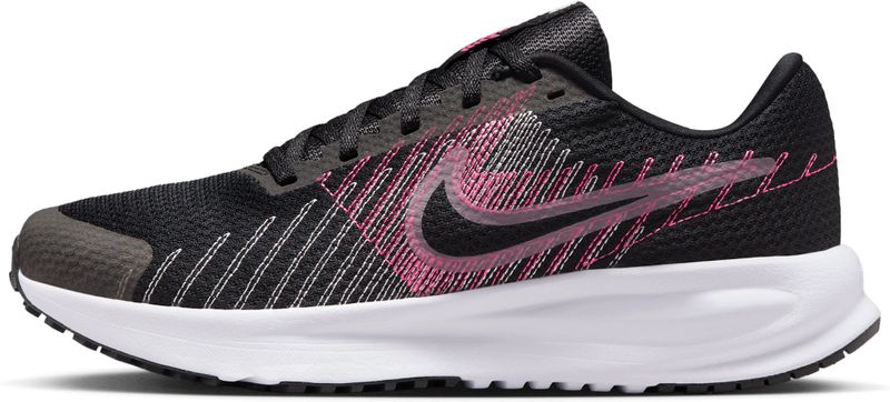 Nike - W RUN DEFY - Hardloopschoenen - Zwart - Elemental Pink - Hyper Pink