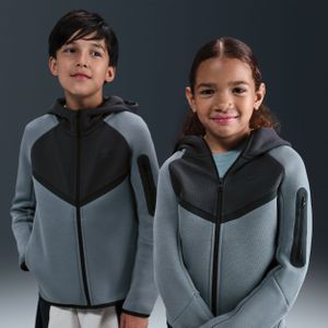 Nike Hoodie met rits voor kids Sportswear Tech Fleece - Grijs, Grijs