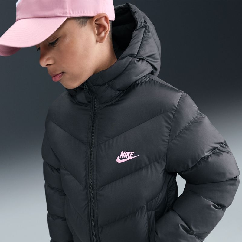 Nike - All Day Play - Gewatteerd Jack - Zwart - Therma-FIT
