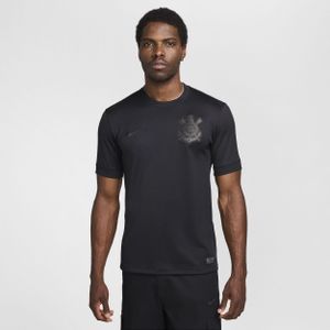S.C. Corinthians 2024/25 Stadium Uit Nike Dri-FIT replicavoetbalshirt voor heren - Zwart