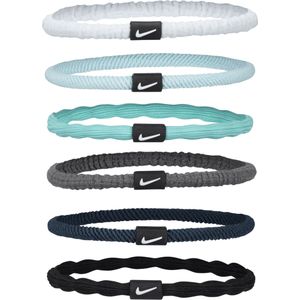 Nike Flex haarelastiekjes (6 stuks) - Wit