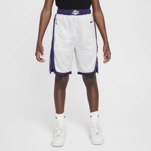 Los Angeles Lakers Nike Swingman NBA-shorts met Dri-FIT voor kids - Wit
