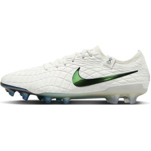 Nike Tiempo Pearl Legend 10 Elite SE low-top voetbalschoenen (stevige ondergronden) - Wit