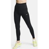 Nike One lange legging met hoge taille voor dames - Zwart