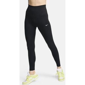 Nike One lange legging met hoge taille voor dames - Zwart