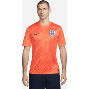 Engeland (herenelftal) 2024/25 Stadium Goalkeeper Nike Dri-FIT replica voetbalshirt met korte mouwen voor heren - Oranje