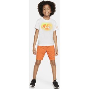 Nike Hazy Rays set van shorts voor kleuters - Oranje
