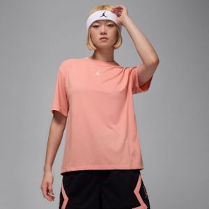 Jordan Sport Diamond damestop met korte mouwen - Oranje