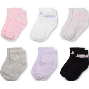 Jordan Everyday Essentials enkelsokken voor baby's/peuters (6 paar) - Roze