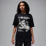 Jordan - Oversized Graphic - T-shirt - Zwart - 100% Katoen