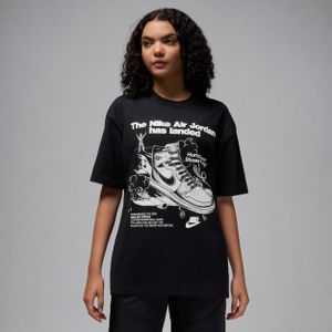 Jordan - Oversized Graphic - T-shirt - Zwart - 100% Katoen