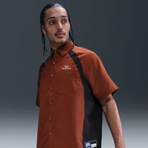 Nike SB Dri-FIT geweven skateshirt met korte mouwen - Bruin