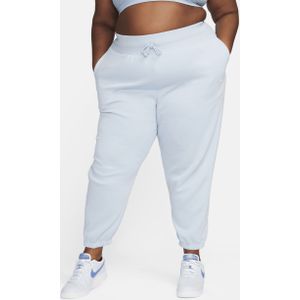 Nike Sportswear Phoenix Fleece Oversized joggingbroek met hoge taille voor dames (Plus Size) - Blauw