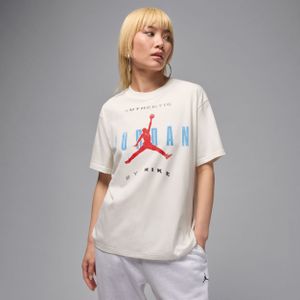 Jordan Flight T-shirt met graphic voor dames - Wit