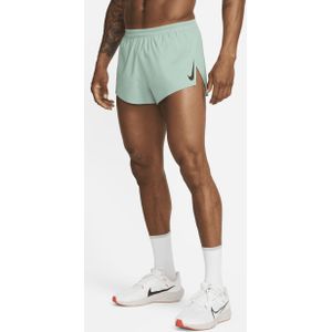 Nike AeroSwift Racingshorts met binnenbroek voor heren (5 cm) - Groen