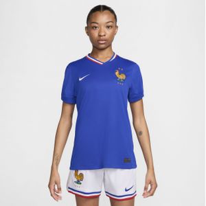 FFF (herenelftal) 2024/25 Stadium Thuis Nike Dri-FIT replica voetbalshirt voor dames - Blauw