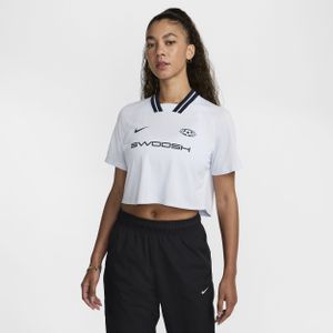 Nike Sportswear Croptop met korte mouwen voor dames - Grijs