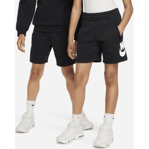 Nike Sportswear Club Fleece shorts van sweatstof voor kids - Zwart