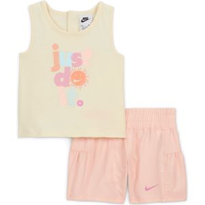 Nike Dri-FIT Sunny Swoosh set met tanktop en shorts voor baby's (12-24 maanden) - Roze