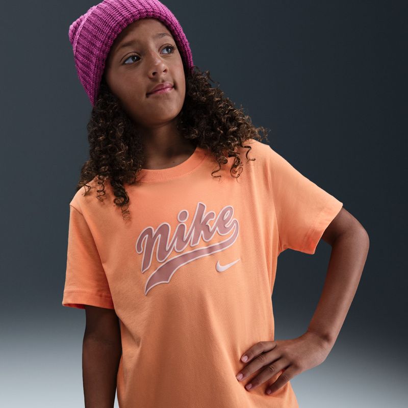 Nike - T-shirt - Oranje - Voor Meisjes