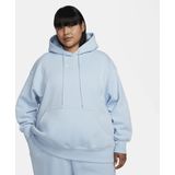 Nike Sportswear Phoenix Fleece oversized hoodie voor dames (Plus Size) - Blauw