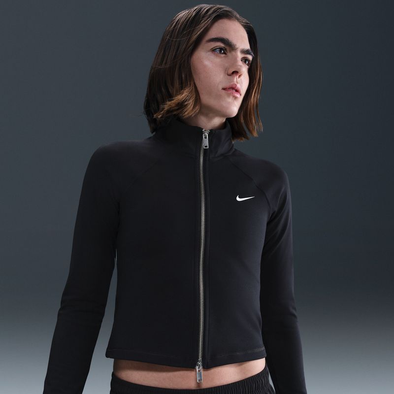 Nike - Training GLS Full Zip Top - Zwart - Dames