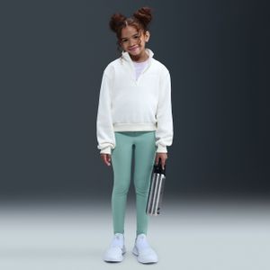 Nike One Dri-FIT legging met hoge taille voor meisjes - Groen