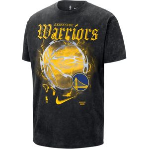 Golden State Warriors Courtside 'Halloween' Max90 Nike NBA T-shirt voor heren - Zwart