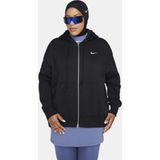 Nike Sportswear Phoenix Fleece Oversized fleecehoodie met rits over de hele lengte voor dames - Zwart