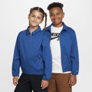 Nike SB skatecoachjack voor kids - Blauw