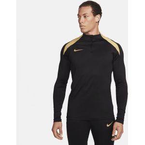 Nike Strike Dri-FIT voetbaltrainingstop met halflange rits voor heren - Zwart