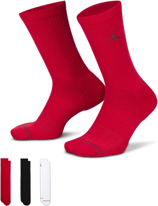 Jordan - Everyday Crew - Sportsokken - Zwart - Polyester/Polyurethaan/Nylon