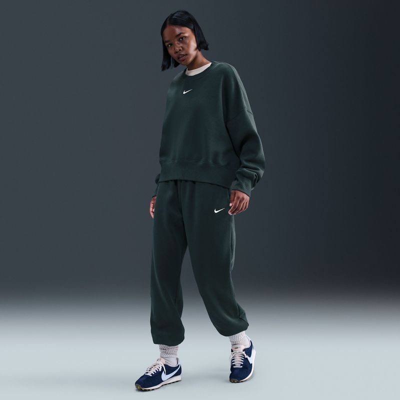 Nike - Phoenix Fleece - Joggingbroek - Paars - Oversized met Hoge Taille