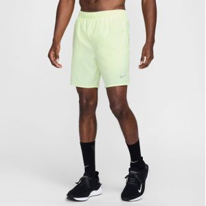 Nike Challenger Dri-FIT hardloopshorts met binnenbroek voor heren (18 cm) - Geel