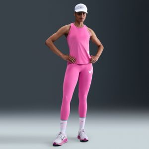Nike Tempo Swoosh Run 7/8-hardlooplegging met hoge taille voor dames - Roze
