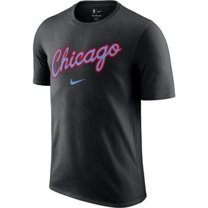 Chicago Bulls Essential City Edition Nike NBA-herenshirt - Zwart